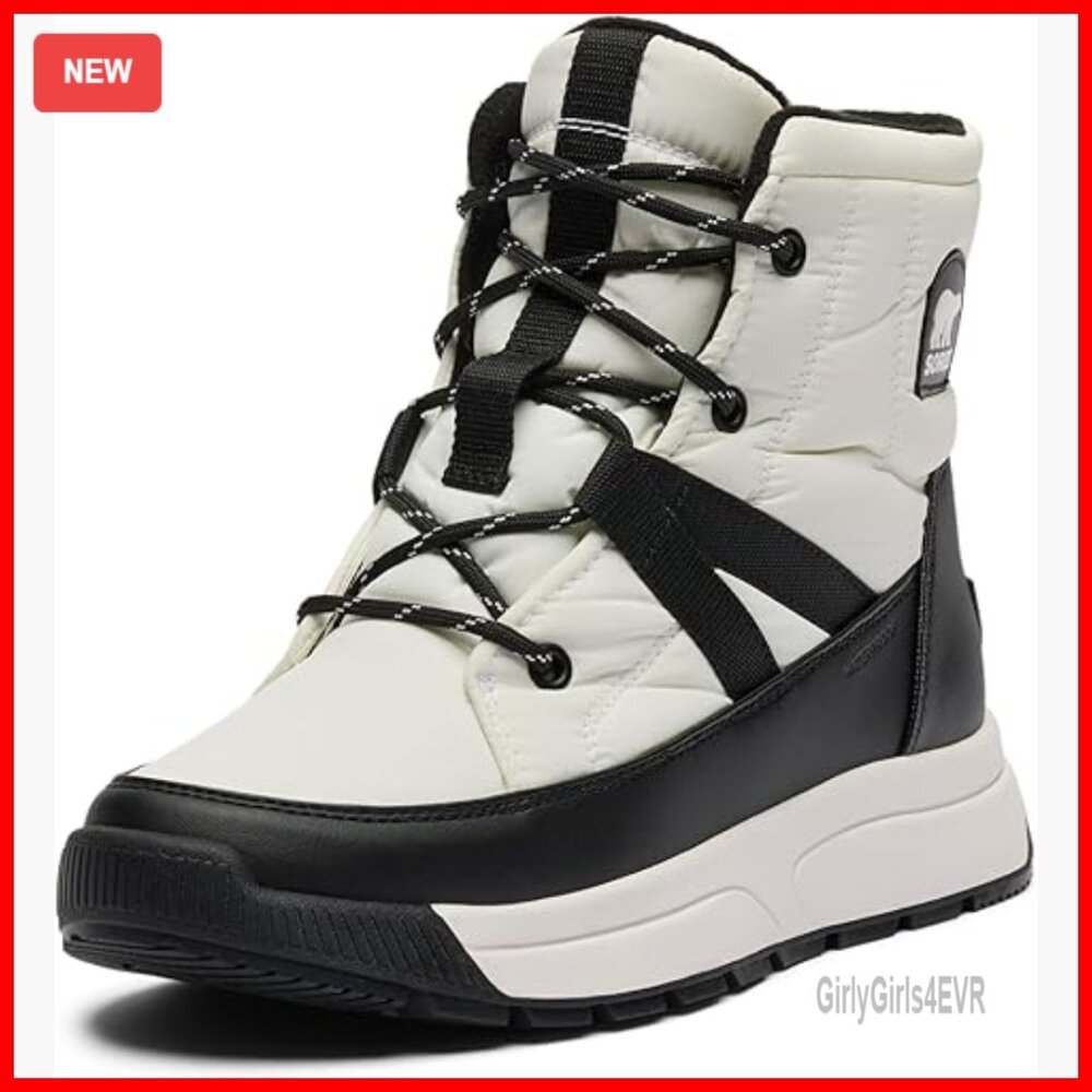 Waterproof Snow Boots With 200g Insulation, Removable Footbed, Lace-Up